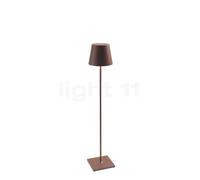 Zafferano Poldina XXL Lampe rechargeable LED marron