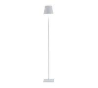 ZAFFERANO set de 2 lampes de table ou lampadaires pour l'extérieur POLDINA PRO L (Blanc - Aluminium peint et polycarbonate)