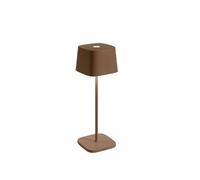 ZAFFERANO set de 3 lampes de table OFELIA (Corten - Aluminium peint et polycarbonate)