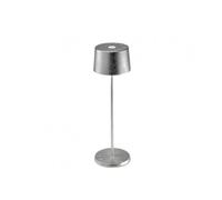 ZAFFERANO set de 3 lampes de table OLIVIA (Feuille d'argent - Aluminium peint et polycarbonate)