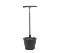 ZAFFERANO set de 3 lampes de table POLDINA REVERSO (Gris foncé - Aluminium peint et polycarbonate)