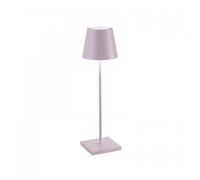 ZAFFERANO set de 3 lampes de table POLDINA (Rose - Aluminium peint et polycarbonate)