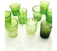 ZAFFERANO Set Melting Pot 6 Verres Vert Vert G