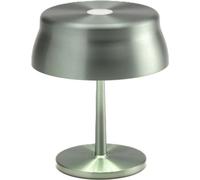 Zafferano, Lampe Sister Light Wi-Fi Mini, Lampe de Table Rechargeable et Sans Fil avec Contrôle à Distance, pour Salon et Extérieur, Variateur à Étapes, 2200-4000 K, Hauteur 17 cm, Couleur Verte