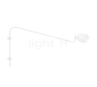 Zafferano Super O Lampe rechargeable LED avec Support mural pivotant blanc mat Ce luminaire comporte des modules à LED prémontés de classes énergétiques A A++, A+, A