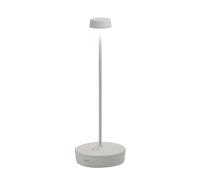 Zafferano, Lampe Swap Pro, Lampe de Table Rechargeable et Sans Fil avec Contrôle Tactile, Convient pour le Salon et l'Extérieur, Variateur à Étape, 2200-3000 K, Hauteur 29 cm, Couleur Blanc