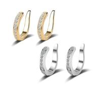 Zafiller Ear Clip, Fixura Ear Clips, Ears Cuff Earrings without Pierced Bone,Thin Chunky Ears Cuffs Non Piercing (MIX)