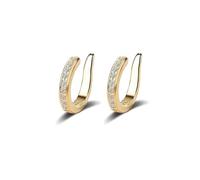 Zafiller Ear Clip, Fixura Ear Clips, Ears Cuff Earrings without Pierced Bone,Thin Chunky Ears Cuffs Non Piercing (Gold)