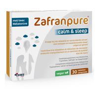 ZafranPure Calm & Sleep - Safran, mélatonine et pavot pour sommeil sérénité Comprimé(S) 30 pc(s)