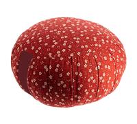 Zafu rond de kapok sakura grenat