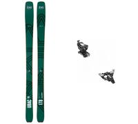 Zag - Fixation de freerando - Pack Ubac 95 2026 - Vert Vert 166 cm,158 cm,173 cm,178 cm,185 cm