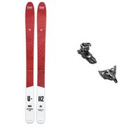 Zag - Fixations de Ski de randonnée - Pack Ubac 112 2025 en Aluminium - Rouge Rouge 176 cm