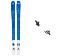 Zag - Fixations de ski de randonnée - Pack Ubac 89 Lady 2025 en Aluminium - Bleu Bleu 156 cm