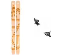 Zag - Fixations de ski freerando - Pack Ubac 108 2026 - Orange Orange 180 cm,173 cm,188 cm