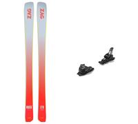 Zag - Fixations de ski freeride/freestyle - Pack Mata 2026 - Rouge Rouge 163 cm,173 cm,178 cm