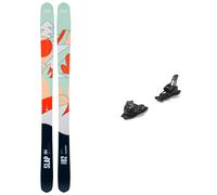 Zag - Fixations de ski freeride/freestyle - Pack Slap 104 2026 - Bleu Bleu 188 cm,176 cm,170 cm,182 cm
