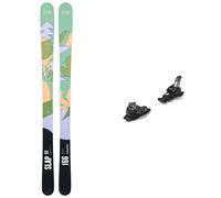Zag - Fixations de ski freeride/freestyle - Pack Slap 92 Lady 2026 - Vert Vert 166 cm