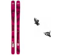Zag - Packs skis de randonnée - Skis de randonnée - Pack Ubac 89 Lady 2026 pour Femme en Bois - Rose Rose 155 cm,162 cm
