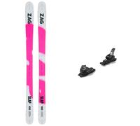 Zag - Packs (skis + fix) - Skis freeride - Pack Slap 100 White/Pink 2027 - Rose Rose 166 cm,174 cm,181 cm,188 cm