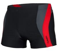 Zagano Maillot de Bain Homme Moulant avec Cordon de Serrage, Garçon, Noir Vert 3XL