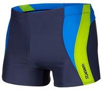 Zagano Maillot de Bain Homme Moulant avec Cordon de Serrage, Garçon, Vert Bleu 3XL