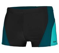 Zagano Maillot de Bain Homme, Moulant avec Cordon de Serrage, Noir Vert L