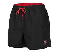 Zagano Shorts de Bain Homme Block Swim Shorts Bain Homme Short de Bain Séchage Rapide pour Piscine Natation Noir 4XL