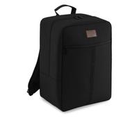 Zagatto Sac à dos de voyage - 40 x 20 x 25 cm - Bagage à main - Sac à dos avec compartiment pour ordinateur portable - Noir/gris