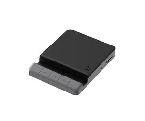 ZAGG 6-Port Media Hub USB-C PD 100W Chargement Pass-Through/10Gbps Transfert de données, USB-A, HDMI 4K/60hz, Lecteur SD/Micro SD, Prise 3,5mm, Boutons Pratiques, Fonctions pour tablettes (Noir)