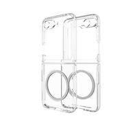 ZAGG Bridgetown Coque pour Samsung Galaxy Z Flip6, résistante aux Chocs, Protection Contre Les Chutes de 3 m, légère, Pliable avec graphène (Blanc)