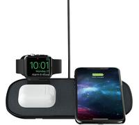 Zagg Chargeur Sans Fil 3 En 1,7,5 W,Charge Rapide,Compatible Avec Iphone,Airpods,Smartwatch Et Appareils Compatibles Qi,Noir
