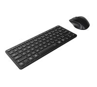 ZAGG Combo Clavier et Souris sans Fil 12 Pouces, Connexion Facile, ergonomie et Design Minimal, Mouvement de Souris Fluide, Compatible avec Windows, macOS, iOS, ChromeOS et Android, Noir, français