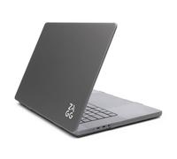 ZAGG Coque de protection pour MacBook Pro 14" M4/M3/M2/M1 - Coque rigide en deux parties avec poignées antidérapantes, durable, légère, résistante aux rayures, finition givrée, noir fumé