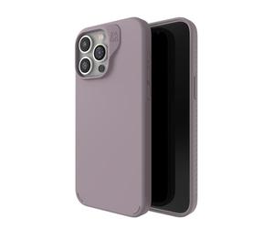 ZAGG Coque Manhattan Snap pour iPhone 15 Pro Max, Coque MagSafe en Silicone de qualité supérieure, matériau graphène Durable, Surface Lisse et Prise en Main Confortable ondulée, Violet Lavande
