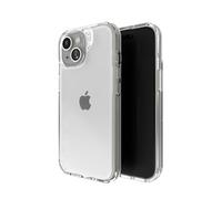 ZAGG Crystal Palace Coque de Protection pour Apple iPhone 15/iPhone 14/iPhone 13, Design Fin, Protection Contre Les Chutes de 13 Pieds, Chargement sans Fil, graphène, Prise améliorée, Transparent