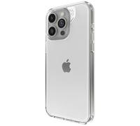 ZAGG Crystal Palace Coque de Protection pour Apple iPhone 15/iPhone 14/iPhone 13, Design Fin, Protection Contre Les Chutes de 13 Pieds, Chargement sans Fil, graphène, Prise améliorée, Transparent