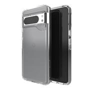 ZAGG Crystal Palace Coque Google Pixel 8 Pro [6,7 Pouces] Renforcée Graphène Coque Anti Jaunissement Ultra Mince Confortable Design Antichoc Coque Arrière de Téléphone (Transparent)