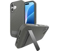 ZAGG Denali Coque à clipser avec béquille pour iPhone 4,9 à 4,9 m, protection contre les chutes, compatible MagSafe, renforcée en graphène, protection double couche, matériaux recyclés, vert thym