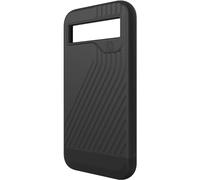 ZAGG Denali Coque pour Google Pixel 8a - Protection extrême contre les chocs avec graphène, double couche, résistante aux chutes de 4,9 m, fabriquée avec des matériaux 100 % recyclés, noir