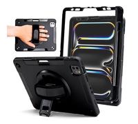 ZAGG Étui Robuste pour Tablette iPad Pro 11" (M5)/Pro 11" (M4) - Protecteur, dragonne rotative à 360°, béquille intégrée, Anti-Chute, idéal pour Les Entreprises, l'entrepôt et l'utilisation sur Le