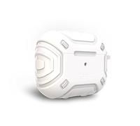 ZAGG Gear 4 Apollo Étui de Protection magnétique pour Airpods Pro, Mousqueton, Chargement sans Fil, Blanc
