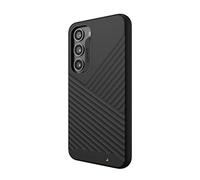 ZAGG Gear4 Denali Coque pour Samsung Galaxy S23 (texturée), Protection D30 Contre Les Chutes jusqu'à 5 m, Compatible Charge sans Fil, Plaque arrière renforcée avec Protection Bord à Bord, Noir