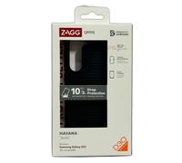ZAGG Gear4 Havana D30 Coque de Protection pour Samsung Galaxy S23 6.1 Pouces Mince Antichoc Protection Contre Les Choc Charge sans Fil Léger Bords Renforcés Coque Écologique (Noir)