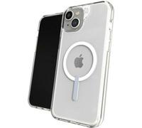 Zagg Gear4 Housse Case Cover Housse pour téléphone portable avec MagSafe pour iPhone 15 Plus Transparent