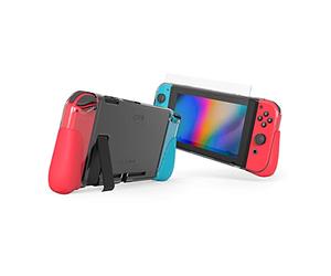 ZAGG Gear4 Kita Grip Coque de Protection pour Nintendo Switch, résistante aux Chocs, adaptée aux Enfants, (Transparent)