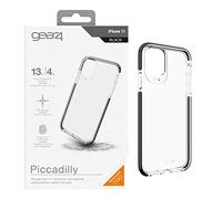 ZAGG GEAR4 Piccadilly Coque pour iPhone 11, Protection avancée Contre Les Chocs par D3O - Noir