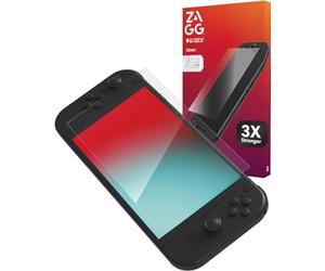 ZAGG Glass+ Film de protection d'écran pour Nintendo Switch 2, en verre trempé 3 fois plus résistant avec bords renforcés, résistant aux rayures et aux taches, protection d'écran invisible