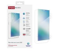 ZAGG InvisibleShield Flex Curve XTR2 ECO 360 Film de protection d'écran compatible avec Samsung Galaxy S23 Ultra Bundle, résistant aux chocs, puissant, antireflet, Blue Light Eyesafe, 5G, transparent