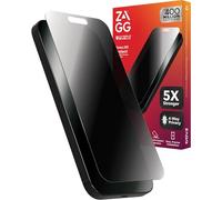 ZAGG InvisibleShield Glass Elite Privacy iPhone 15 Screen Protector - 5X Stronger with Reinforced Edges, 2-Way Privacy Filter, Scratch & Smudge-Resistant Surface, Easy to Install