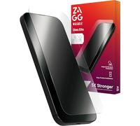 ZAGG InvisibleShield Glass Elite Protection d'écran compatible avec Apple iPhone 15 Pro, résistant aux rayures, aux taches, aux chocs, bords renforcés, application facile